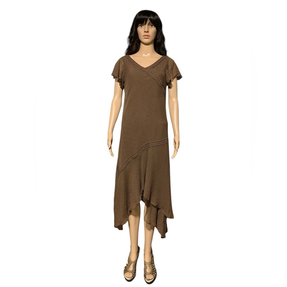 Brown Polka Dot Dress